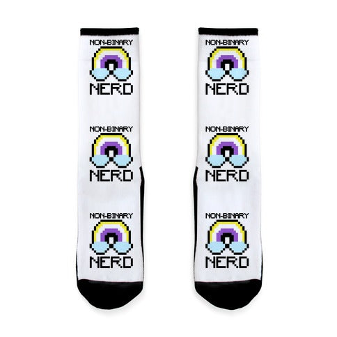 Non-Binary Nerd  Socks
