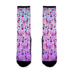NSFW Makeup Pattern Socks