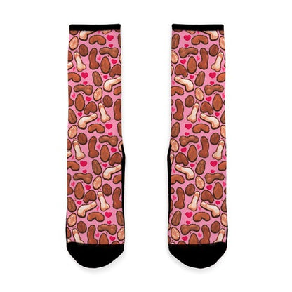 NSFW Valentine's Chocolates Pattern Socks