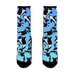 Ocean Orca Whale Pattern Socks