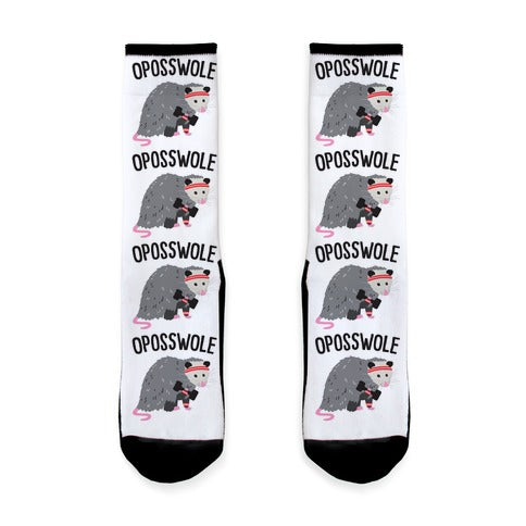 Oposswole Opossum Socks