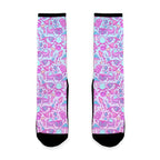 Pastel Goth Witch Pattern Socks