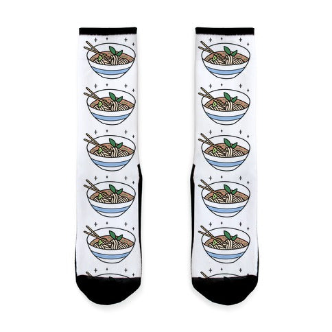 Pho Pattern Socks