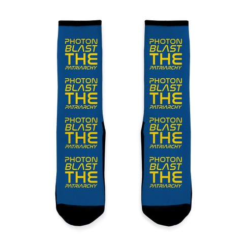 Photon Blast The Patriarchy Parody Socks