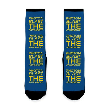 Photon Blast The Patriarchy Parody Socks