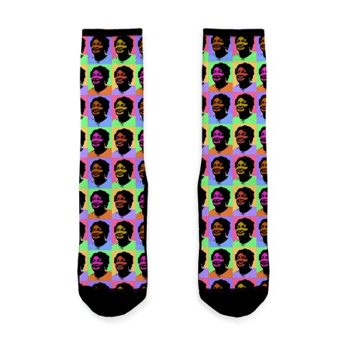 Pop Art Stacy Abrams Socks