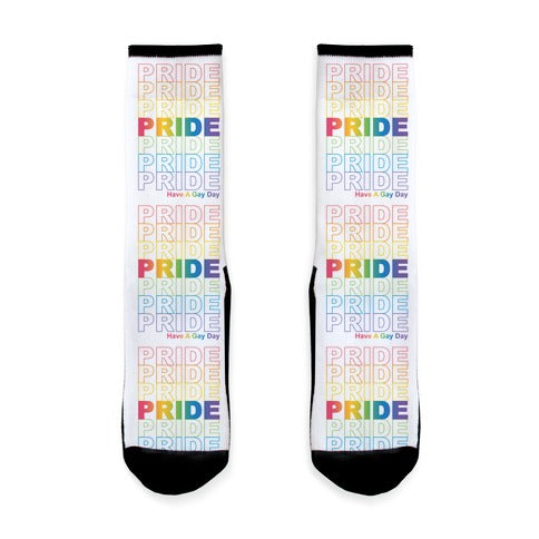 Pride Thank You Bag Parody Socks