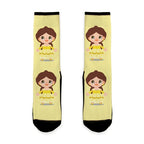 Princess Crossing Belle Parody Ball Gown Socks