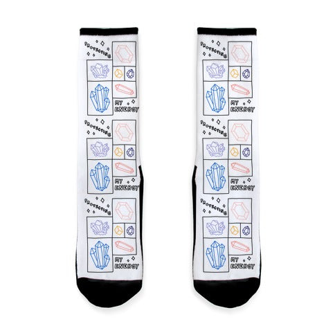 Protecting My Energy Crystals Socks