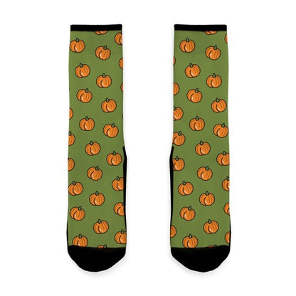 Pumpkin Butt Pattern Socks