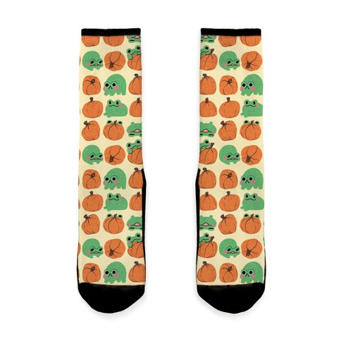 Pumpkins  Frogs Socks