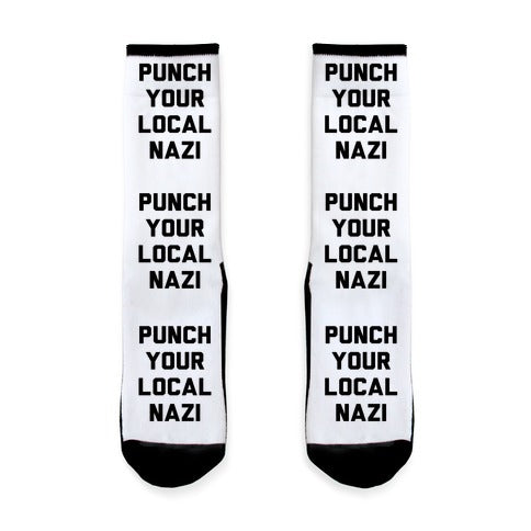 Punch Your Local Nazi Socks