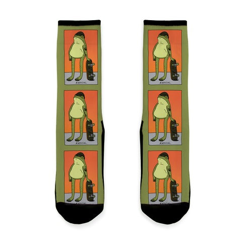 Radical Frog Skater Socks