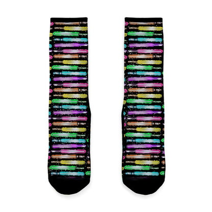 Rainbow Lightsabers Socks