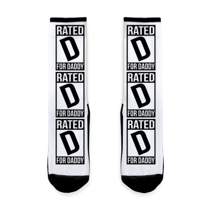 Rated D For DADDY Socks