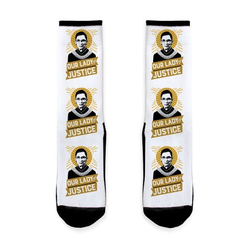 RBG: Our Lady Of Justice Socks