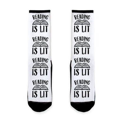 Reading Is Lit Socks