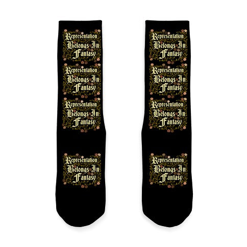 Representation Belongs In Fantasy Socks