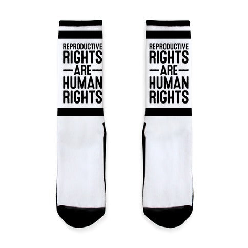 Reproductive Rights Are Human Rights Socks