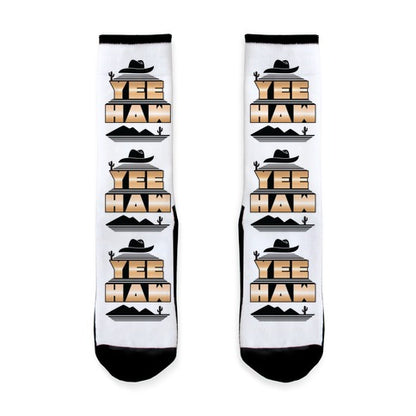 Retro 80s Yee Haw Socks