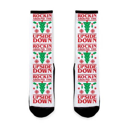 Rockin Around The Upside Down Socks