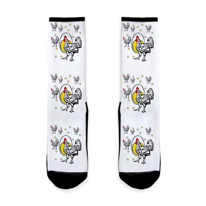 Roseanne's Chicken Shirt Socks