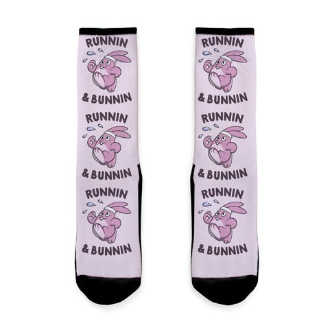 Runnin' And Bunnin' Socks