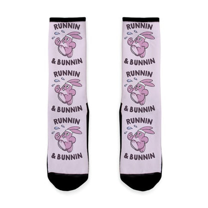 Runnin' And Bunnin' Socks