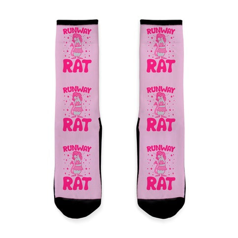 Runway Rat Socks
