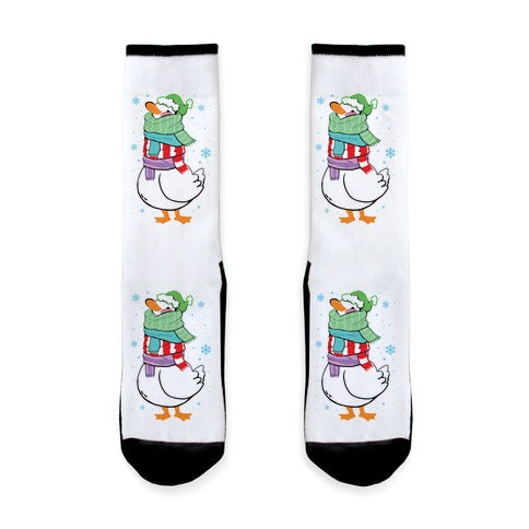Scarf Duck Socks