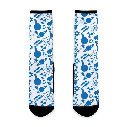 Science Pattern Socks