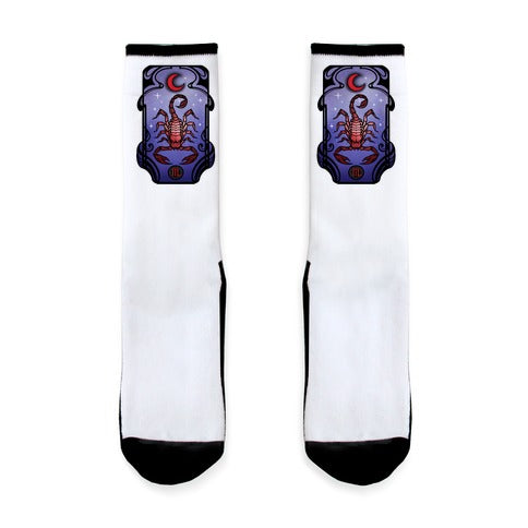 Scorpio Art Nouveau Socks