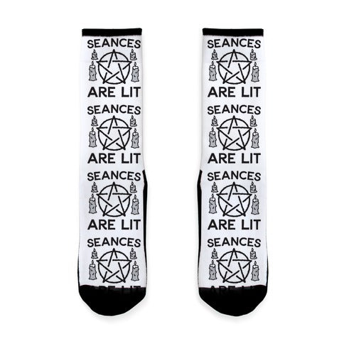 Seances Are Lit Socks