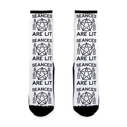 Seances Are Lit Socks