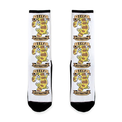 Self Destructive Socks