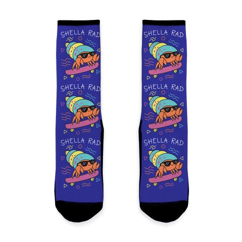 Shella Rad Crab Socks