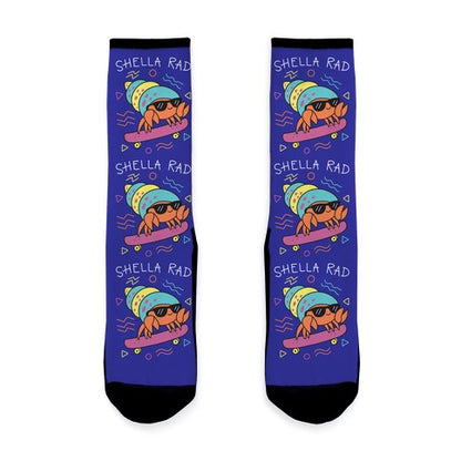 Shella Rad Crab Socks