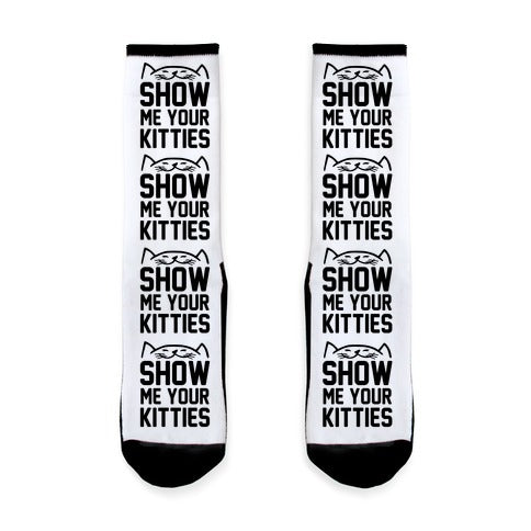 Show Me Your Kitties Socks