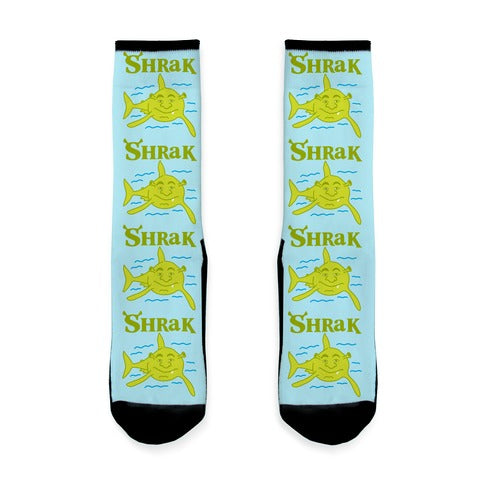 Shrak Shrek The Shark Socks