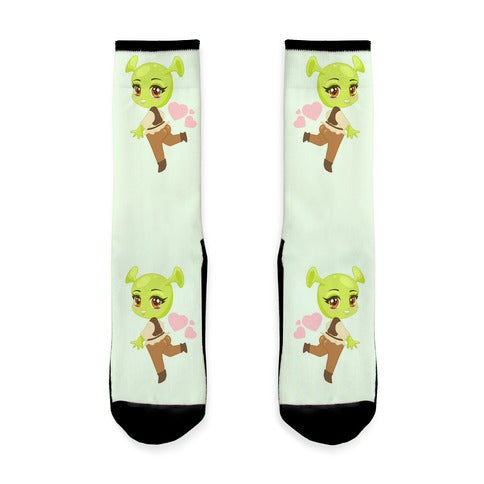 Shrek-Kun Socks