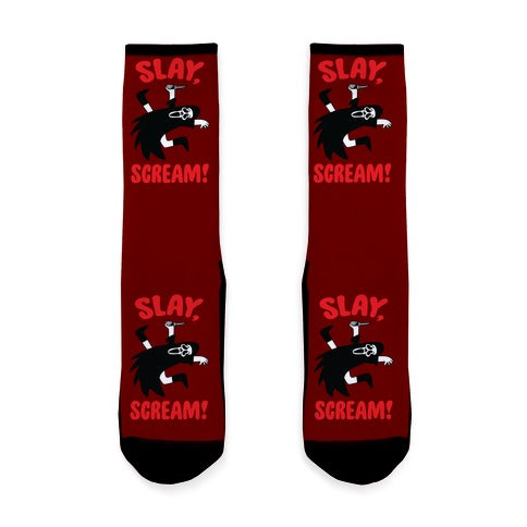 Slay, Scream! Socks