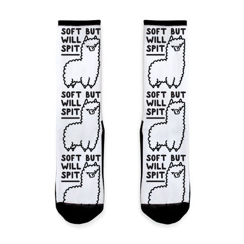 Soft But Will Spit Llama Socks