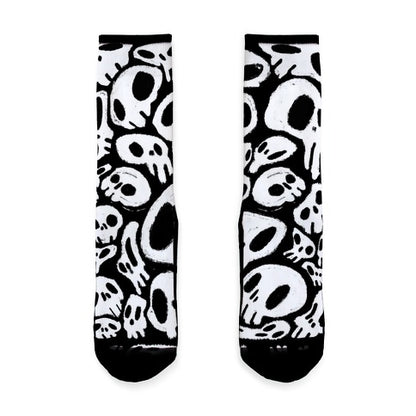 Soft Skulls Pattern Socks