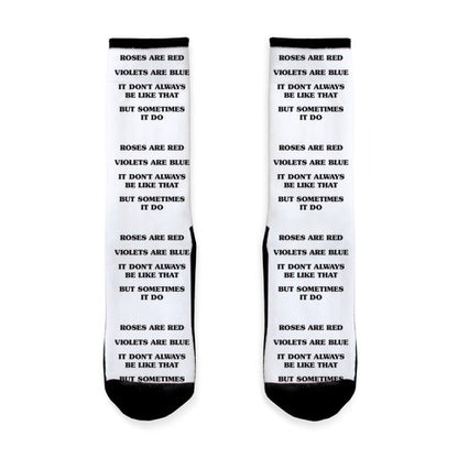 Sometimes It Be Like That Poem Socks