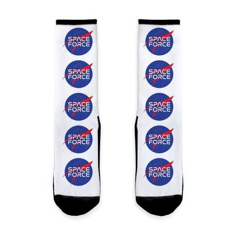 Space Force Parody Socks