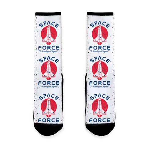 Space Force To Insanity and Beyond Socks