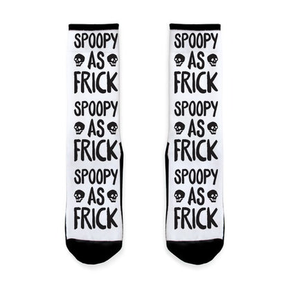 Spoopy As Frick Socks