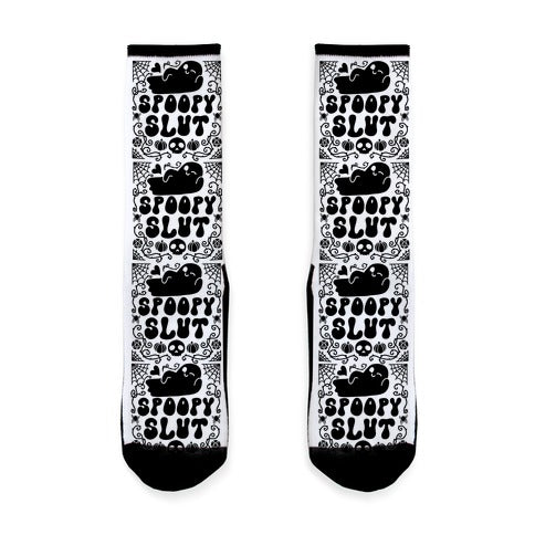 Spoopy Slut Socks