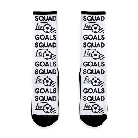Squad Goals Soccer Socks