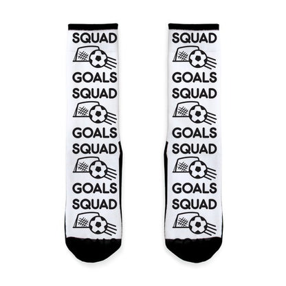 Squad Goals Soccer Socks